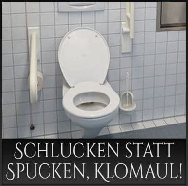 Sei meine menschliche Toilette